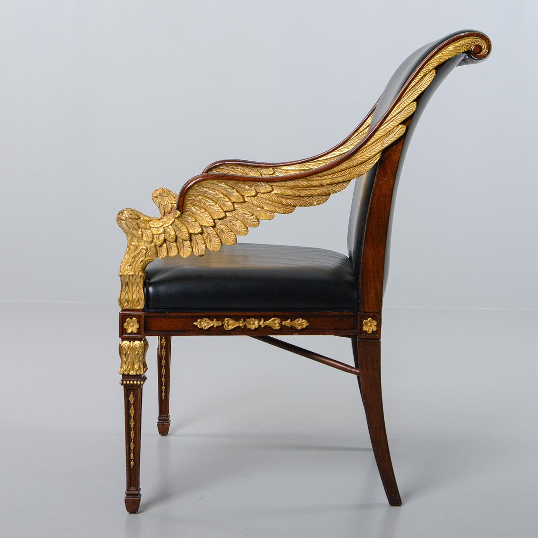 GHẾ ĂN CỔ ĐIỂN DÁT VÀNG PHONG CÁCH HOÀNG GIA PHÁP